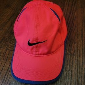 Navy Blue/Red Nike Hat